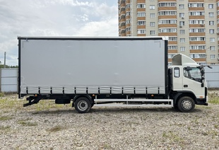 JAC N120 NEW БОРТОВОЙ С ТЕНТОМ (ШТОРЫ) И СДВИЖНАЯ КРЫША